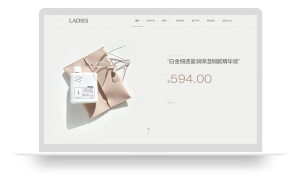 护肤品网站模板-晓韩网络
