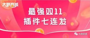 双11插件7连发!狂欢盛典火力全开!-晓韩网络